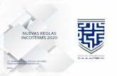 NUEVAS REGLAS INCOTERMS 2020 · Conocer a fondo los cambios en las reglas incoterms 2020 publicados por la ICC y su impacto en las operaciones de comercio internacional, en la parte