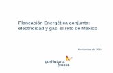 Planeación Energética conjunta: electricidad y gas, el ... · 2. Precios y Tarifas Planeación Energética conjunta: electricidad y gas, el reto de México Del gas natural •Costo