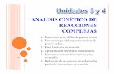 ANÁLISIS CINÉTICO DE REACCIONES COMPLEJASdepa.fquim.unam.mx/amyd/archivero/apuntesCQ2_34220.pdf · REACCIONES COMPLEJAS Las reacciones complejas pueden presentar múltiples y diferentes