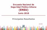 Encuesta Nacional de Seguridad Pública Urbana (ENSU)Contexto • El INEGI presenta la vigésima edición de la Encuesta Nacional de Seguridad Pública Urbana (ENSU). • La ENSU proporciona