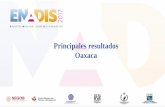 Principales resultados Oaxaca · La ENADIS 2017 permite observar: •Los efectos agregados de la discriminación estructural, a través de la medición de las brechas de resultados
