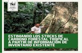 ESTIMANDO LOS STOCKS DE CARBONO FORESTAL TROPICAL A …awsassets.panda.org/downloads/carbono_forestal.pdf · la dinámica forestal, monitoreo del carbono o para manejo forestal sostenible.