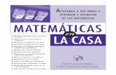 MATEMÁTICAS - CMC12Math@HomeSpanish.pdf · por la facultad del Departamento de Matemáticas de la Universidad Estatal de Sonoma y maestros de cada nivel de grado de las escuelas