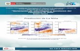 Predicción de La Niña - IGP · oletín Tcnico - Vol. 3 N 9 Setiembre del 2016 5 Figura 2 – Evolución temporal de (a) anomalía de TSM en Niño 3.4 y (b) gradiente zonal de TSM
