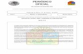 PERIÓDICO OFICIAL · periÓdico oficial del estado de quintana roo chetumal, q. roo a 31 de enero de 2019 registrado como artÍculo de segunda clase en la oficina local de correos