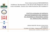 Foro Internacional MEDAMERICA «Políticas Territoriales y ... · CIUDAD VICTORIA, TAMAULIPAS, MÉXICO. Foro Internacional MEDAMERICA «Políticas Territoriales y de Desarrollo Regional