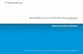 BlackBerry Curve 8330 Smartphone · 2016-05-27 · Es necesario un plan de servicios inalámbricos con teléfono o voz para utilizar la aplicación de teléfono y para enviar y recibir