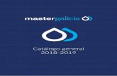 Catálogo general 2018-2019 - MASTERGALICIA · 1 Índice Accesorios de baño . . . . . . . . . . . . . . . . .2 . Serie Foro cromo latón . . . . . . . . . . . . . . . . . . . . 3