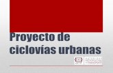 Proyecto de ciclovías urbanasamtsalta.gob.ar/wp/descargas/Presentacionproyciclovias.pdf · 2015-05-10 · •Promover el uso de bicicletas en el área metropolitana de Salta como