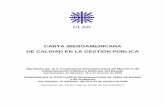 CLAD - observatorioserviciospublicos.gob.do · Carta Iberoamericana del derecho de los ciudadanos a una gestión pública de calidad, estableciéndose unos contenidos mínimos que