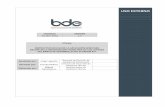 USO EXTERNO - BDE · Cédula Presupuestaria de Gastos a nivel de ítem Balance de Comprobación a nivel de cuentas 1 y 2 de acuerdo a lo establecido en el Catálogo General de Cuentas