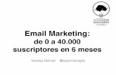 WC Santander Email Marketing - Mauricio Gelves · Estrategia de email marketing - Cómo lo envío • Segmentación y personalización • Cuanto más personaliza y segmentada esté