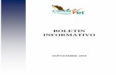 BOLETIN INFORMATIVO - concervetconcervet.org.mx/web/Doctos/Boletin Septiembre 2018.pdf · Profesional del MVZ en México (descargar sitio web).* Documento que acredite al menos 5