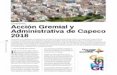 Compromiso Acción Gremial y Administrativa de Capeco 2018 · 2019-05-28 · 10 Acción Gremial y Administrativa de Capeco 2018 1. LOS 60 AÑOS DE CAPECO E n el año 2018, CAPECO