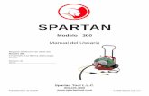 300 Owners Manual SPA - Spartan Tool, LLC · Adaptadores de tambor modelo 100 ... Si es necesario usar un cable de extensión, debe ser uno aprobado, de tres hilos, con enchufe ...