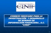 CONSEJO MEXICANO PARA LA INVESTIGACIÓN Y DESARROLLO …cmas.siu.buap.mx/portal_pprd/work/sites/contaduria/... · NIF C-6, Inmuebles, maquinaria y equipo Para recibir comentarios