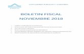 BOLETIN FISCAL NOVIEMBRE 2018almuina.com.mx/boletines/Boletin-Noviembre-2018.pdfCONTADORES PUBLICOS Y AUDITORES ALMUINA S.C. BOLETIN FISCAL NOVIEMBRE 2018 I. Tablas e Indicadores económicos.