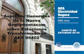 Aspectos Generales de la Nueva Reglamentación sobre ...AEA, IRAM e IEC y otros igualmente reconocidos tales como las IEEE, VDE, CENELEC, NEC, etc. INTRODUCCIÓN. REGLAMENTACIÓN PARA