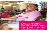 informe anual 2012 Desarrollo centrado en las personas anual 2012...centrado en las personas E l PNUD es una organización para el desarrollo que, basada en el conocimiento experto