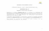 RONDA COLOMBIA 2012 - Agencia Nacional de Hidrocarburos · 7 AVISO LEGAL Debe ser leído puntual y cuidadosamente por los interesados, sin perjuicio de examinar el texto completo