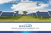 Energías Renovables...La línea de Ediﬁcios Verdes de EISSA ofrece sistemas generadores de energía solar para ediﬁcios en proceso de construcción, así como para ediﬁcios