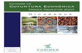 Informe de Coyuntura Económica · 2019-11-26 · iv INFORE DE COUNTURA ECONICA - PRIER TRIESTRE 2007 El Informe de Coyuntura Económica es publicado cuatro veces al año por la Fundación