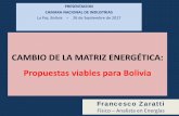 CAMBIO DE LA MATRIZ ENERGÉTICA: Propuestas viables para ... · Pros y contras de las geotérmicas • No producen combustión • Fuente renovable, gratuita y limpia • Minimo impacto