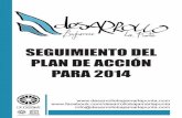 SEGUIMIENTO DEL PLAN DE ACCIÓN PARA 2014desarrollobajamarlapunta.com/resources/Seguimiento/... · traciones que debían participar en la construcción del Plan de Acción para 2014.