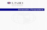 Dirección Financiera - UNID · DIRECCIÓN FINANCIERA 4 Explicación Clasificación de las actividades Se le llama a cada una de las funciones u ocupaciones que realiza la empresa,