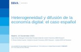 Heterogeneidad y difusión de la economía digital: el caso ... · Heterogeneidad y difusión de la economía digital: el caso español Factores determinantes de la difusión tecnológica