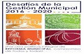 Desafíos de la Gestión Municipal 2016 - 2020para los próximos 4 años. Ante este nuevo período de gestión, la Federación Dominicana de Municipios (FEDOMU) tiene a bien señalar