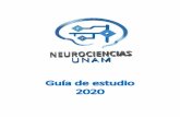 Guía de estudio 2020 - neurociencias.facmed.unam.mxneurociencias.facmed.unam.mx/guia2020.pdf · 5.4 Energía de una onda incidente y de las ondas transmitida y reflejada 6. Electromagnetismo