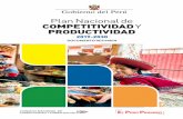 Plan Nacional de COMPETITIVIDAD Y PRODUCTIVIDAD · Plan Nacional de Competitividad y Productividad. El Plan Nacional de Competitividad y Productividad es producto de la segunda fase