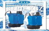 BOMBAS RESIDUALES SERIE KBZ - Aguas Fondetal · Impulsor semiabierto fabricado en aleación de cromo alto partido con placa de desgaste (hierro dúctil) alcanza una durabilidad superior.