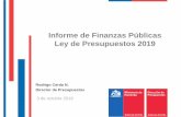 Informe de Finanzas Públicas Ley de Presupuestos 2019 · 2018-10-03 · Ingresos Cíclicamente Ajustados Gobierno Central Total 2018 (millones de pesos 2018) 7 * Incluye imposiciones