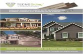 TECNOSiding@ by TECNOCOM PERFILES S.A. Sistema de … · 2016-12-27 · TECNOSiding@ by TECNOCOM PERFILES S.A. Sistema de revestimiento exterior de PVC para fachadas más duraderas,