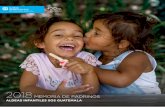 2018 MEMORIA DE PADRINOS - Aldeas Infantiles SOS de España · “El verano llega y con él la Aldea se llena de luz y sonrisas. ... la fría laguna de Ipala. Al final del día, jugaron