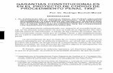 GARANTIAS CONSTITUCIONALES EN EL PROYECTO DE CODIGO DE … · 2016-09-27 · garantias constitucionales en el proyecto de codigo de procedimiento penal 1992 por: dr. rodrigo bucheli