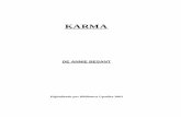 karma - Conscious Living Foundation · PROLOGO DEL TRADUCTOR Expone la doctora Annie Besant en las siguientes páginas los principios fundamentales de la ley del karma, de acción