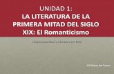 UNIDAD 11: LA LITERATURA DE LA PRIMERA MITAD DEL SIGLO XIX · 1. EL ROMANTICISMO El Romanticismo es un movimiento cultural nacido en Alemania e Inglaterra que defiende la libertad