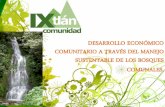DESARROLLO ECONÓMICO COMUNITARIO A TRAVÉS DEL MANEJO SUSTENTABLE DE … · 2017-01-10 · comunitario a travÉs del manejo sustentable de los bosques comunales. 10/01/2017. 12,