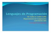 Dr. Carlos A. Coello Departamento de Computación CINVESTAV ...delta.cs.cinvestav.mx/~ccoello/lenguajes/clase13-lenguajes-2016.pdf · Veremos en clase un segmento de código en Algol