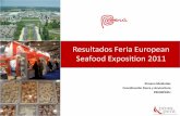 Resultados Feria European Seafood Exposition 2011 · 2012-01-06 · Degustaciones de comida peruana ... Anchoveta congelada: Corea del Sur ... Presentación Gourmet 2. Ready in 5