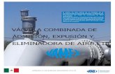 ELIMINADORA . DE AIRE E10 - Wpes eliminador de sarro ...wpes.mx/wp-content/uploads/2016/11/FICHA-TECNICA...CAPACIDAD DE VENTEO DE VÁLVULA ELIMINADORA DE AIRE (VENTOSA) MODELO E10