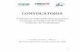 CONVOCATORIA - Universidad Técnica Nacional (UTN) Convocatoria (1).pdfmanejo postcosecha de frutales tropicales no tradicionales en huertos comerciales de países de Latinoamérica.
