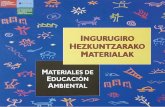 INGURUGIRO HEZKUNTZARAKO MATERIALAK || MATERIALES DE ... · ambiental en el sistema educativo vasco. La colección, en su conjunto,pretende aportar material de apoyo al profesorado
