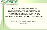 ENERGÉTICA Y PROPUESTA DE AHORRO ENERGÉTICO EN LArepositorio.espe.edu.ec/bitstream/21000/10506/2/T-ESPEL-EMI-0275-P.pdf · El tema de la eficiencia energética toma importancia