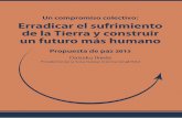 Propuesta de paz 2015 - CLUB DE ROMA · Erradicar el sufrimiento de la Tierra y construir un futuro más humano Propuesta de paz 2015 Daisaku Ikeda Presidente de la Soka Gakkai Internacional