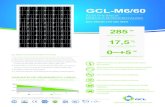 GCL-M6/60 - Intermepro · 10 años de garantía de la mano de obra del producto 25 años de garantía energética linear (Consulte la garantía estándar de GCL para más detalles)