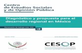 Diagnóstico y propuesta para el desarrollo regional …...Documento de trabajo 4 Diagnóstico y propuesta para el desarrollo regional de México De ahí que la región Sur-Sureste,4